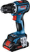 EAN 4059952617220 - Bosch GSR 18V-90 C 2100 RPM 1,1 kg Negro, Azul imagen 2