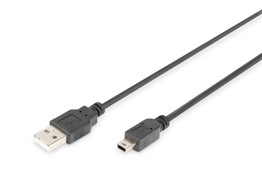 EAN 4016032323235 - Digitus DB-300130-010-S cable USB 1 m USB A Mini-USB B Negro imagen 1