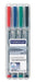 EAN 4007817307748 - Staedtler 311 WP4 marcador 4 pieza(s) Negro, Azul, Verde, Rojo imagen 1