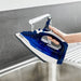 EAN 3121040081914 - Tefal FV2838 Plancha vapor-seco Suela de Cerilium 2400 W Azul, Blanco imagen 6