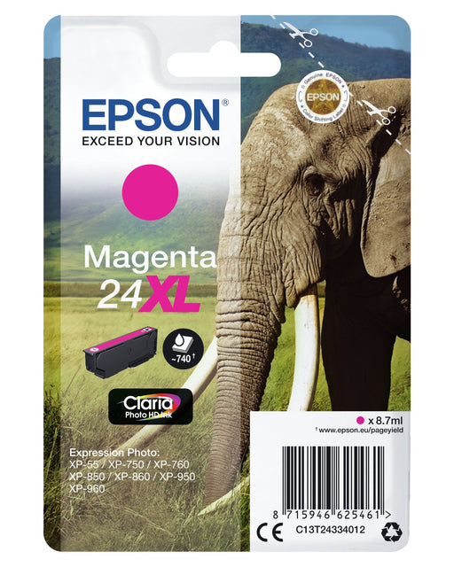 EAN 8715946625478 - Epson Elephant C13T24334022 cartucho de tinta 1 pieza(s) Original imagen 2