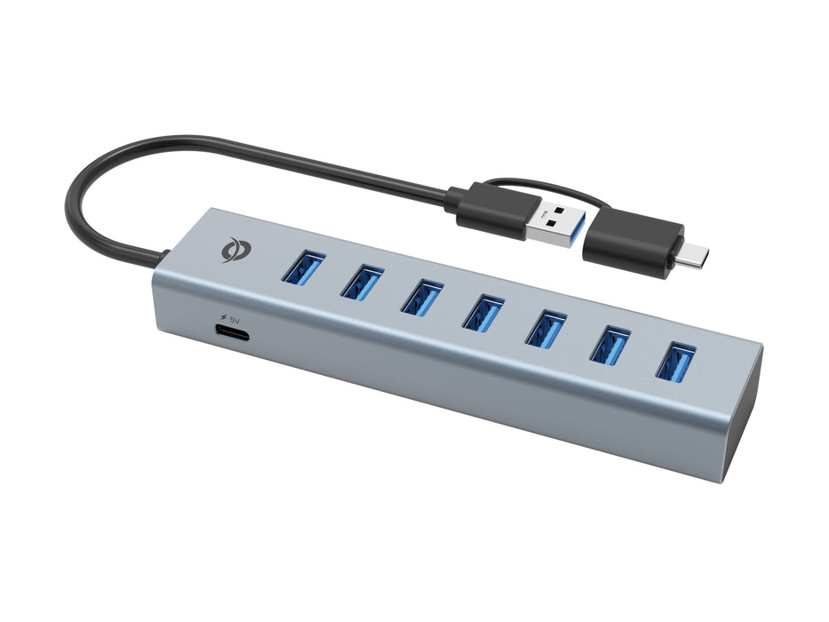 EAN 4015867238301 - Conceptronic HUBBIES21G hub de interfaz USB 3.2 Gen 1 (3.1 Gen 1) Type-A 5000 Mbit/s Gris imagen 2