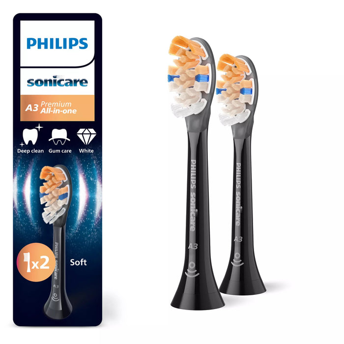 EAN 8720689036740 - Philips Sonicare HX9092/88 cepillo de cabello 2 pieza(s) Negro imagen 1