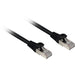 EAN 4044951018338 - Sharkoon Cat.6a SFTP cable de red Negro 0,5 m Cat6a S/FTP (S-STP) imagen 1