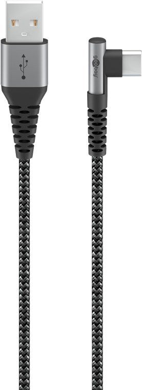 EAN 4040849646577 - Goobay 64657 cable USB USB 2.0 2 m USB C USB A Negro, Gris imagen 1