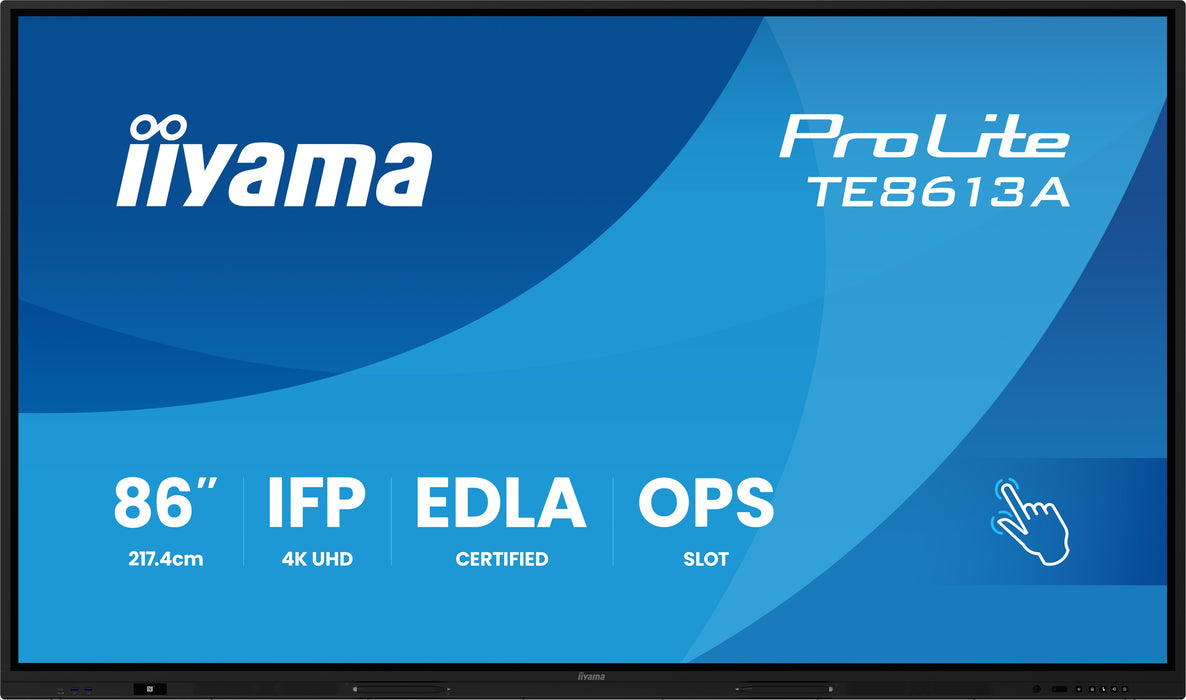 EAN 4948570125753 - iiyama TE8613A-B2AG pantalla de señalización Diseño de quiosco 2,17 m (85.6") Wifi 500 cd / m² 4K Ultra H imagen 4