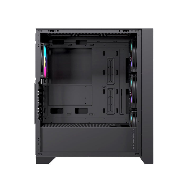 EAN 6977277360141 - Einarex EXCS-PL-600R-B carcasa de ordenador Midi Tower Negro imagen 3