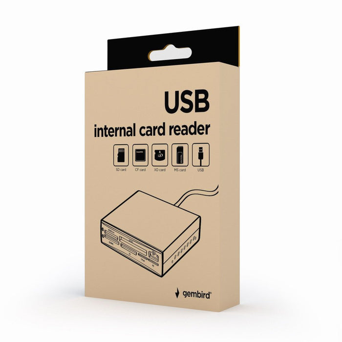 EAN 8716309083911 - Gembird FDI2-ALLIN1-02-B lector de tarjeta Interno Negro imagen 2