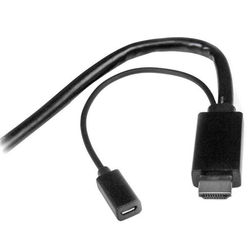 EAN 0065030862844 - StarTech.com DPMDPHD2HD adaptador de cable de vídeo DisplayPort + Mini DisplayPort + HDMI HDMI + USB Negr imagen 2