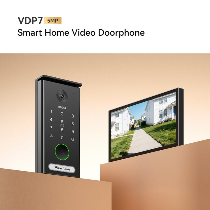EAN 6937479645675 - Imou VDP7 sistema de intercomunicación de video 5 MP 17,8 cm (7") Negro imagen 14