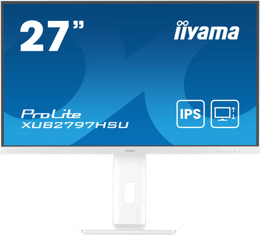 EAN 4948570124893 - iiyama ProLite XUB2797HSU-W2 pantalla para PC 68,6 cm (27") 1920 x 1080 Pixeles Full HD LED Blanco imagen 2