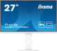 EAN 4948570124893 - iiyama ProLite XUB2797HSU-W2 pantalla para PC 68,6 cm (27") 1920 x 1080 Pixeles Full HD LED Blanco imagen 2