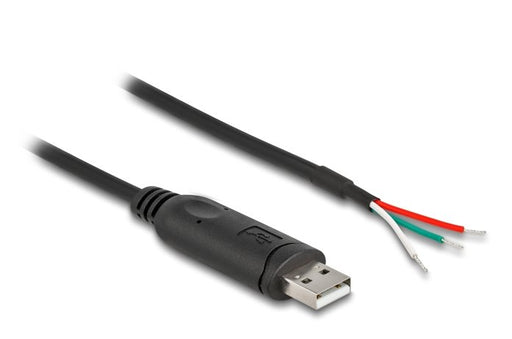 EAN 4043619642427 - DeLOCK 64242 adaptador de cable de vídeo USB tipo A Negro imagen 1