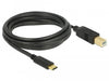 EAN 4043619836666 - DeLOCK 83666 cable USB USB 2.0 3 m USB C USB B 0,48 Gbit/s Negro imagen 1