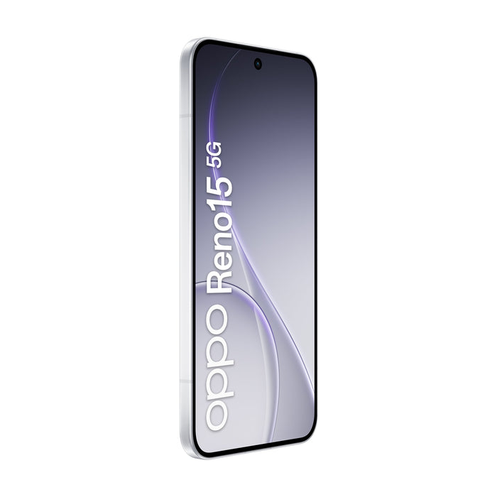 EAN 6932169393904 - OPPO Reno15 5G 16,7 cm (6.59") SIM doble Android 16.0 USB Tipo C 8 GB 512 GB 6500 mAh Blanco imagen 6