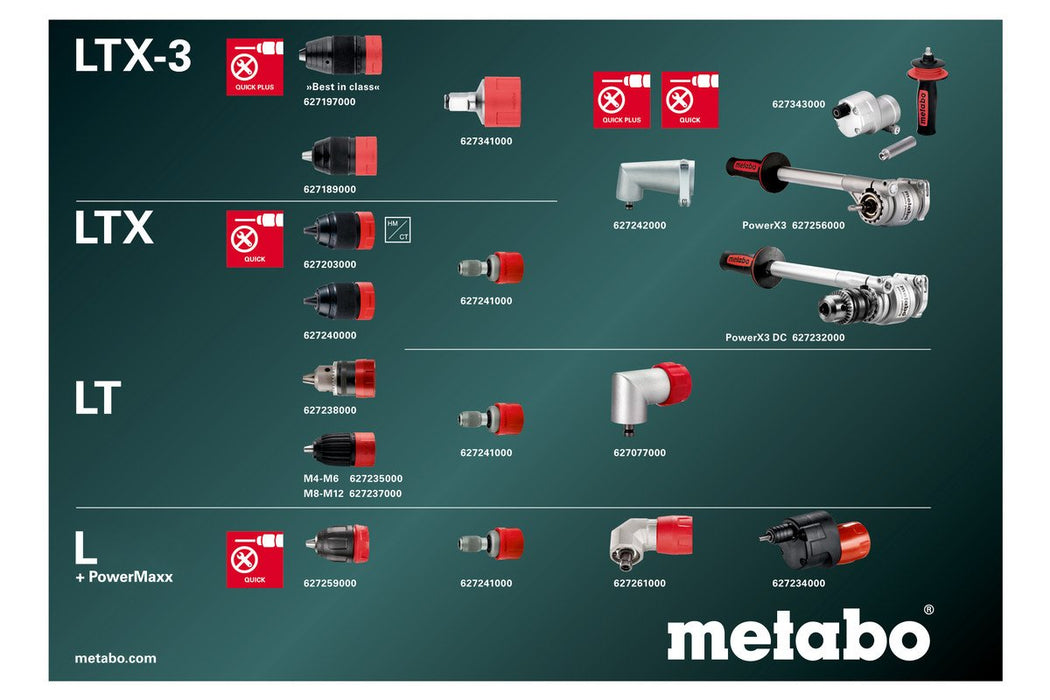 EAN 4061792211650 - Metabo BS 18 LTX-3 BL Q I Metal 4000 RPM 3 kg Negro, Verde, Rojo imagen 13