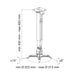 EAN 8051128102369 - Techly ICA-PM 16 montaje para projector Techo/pared Plata imagen 5