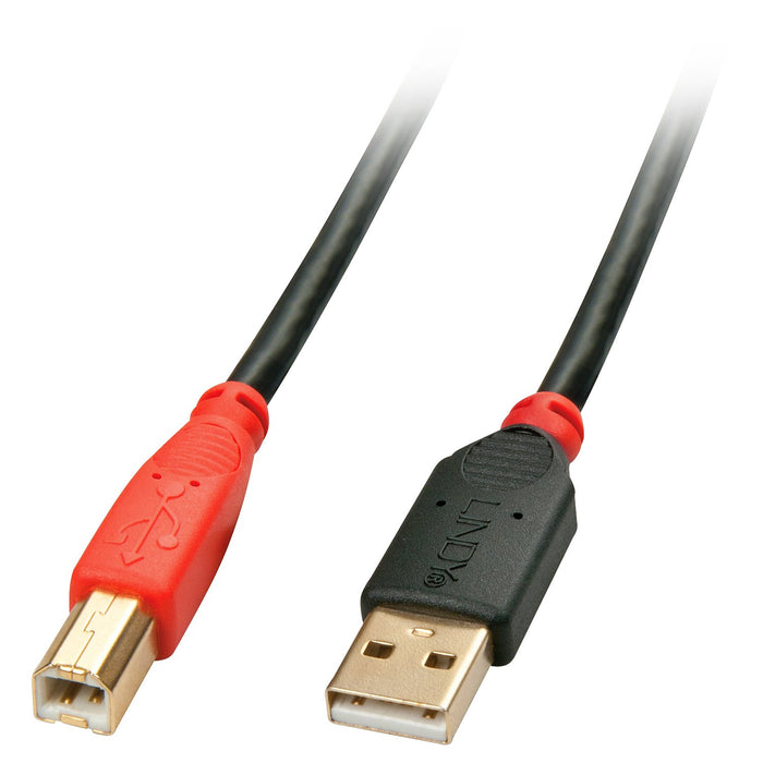 EAN 4002888427623 - Lindy 42762 cable USB USB 2.0 15 m USB A USB B Negro, Rojo imagen 1