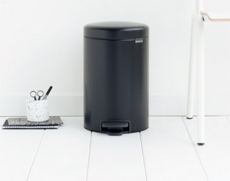 EAN 8710755113741 - Brabantia 113741 papelera 12 L Alrededor Negro imagen 2