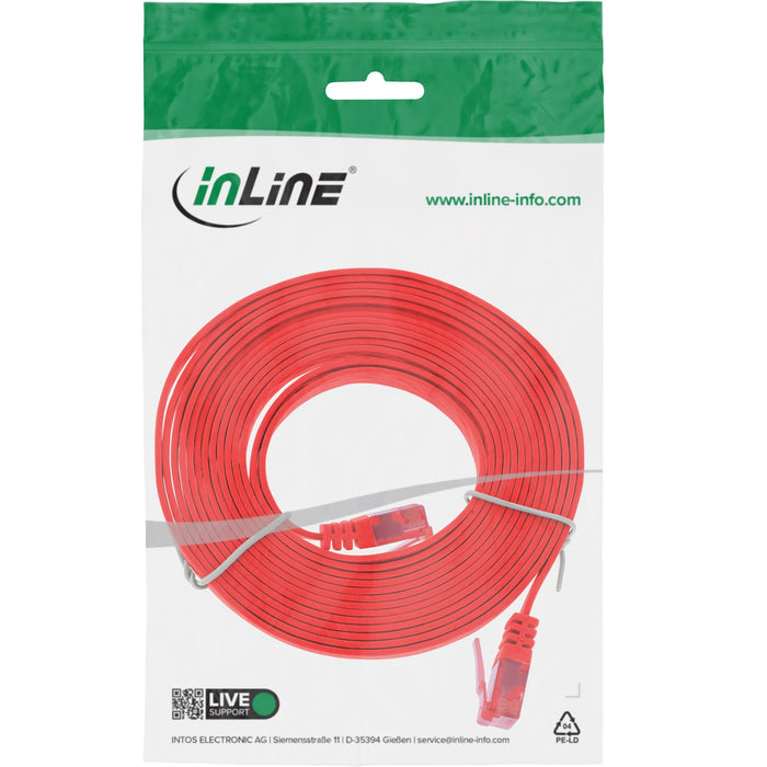 EAN 4043718157136 - InLine 71605R cable de red Rojo 5 m Cat6 U/UTP (UTP) imagen 4