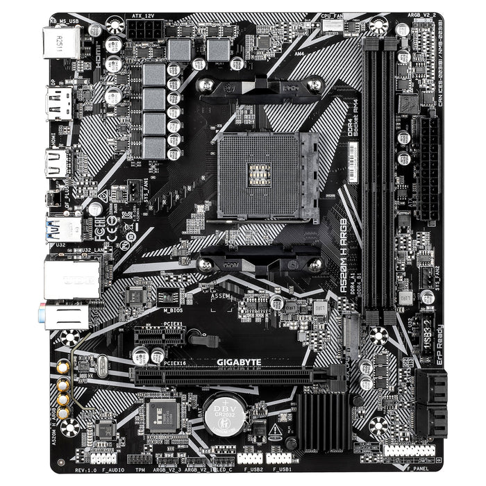 EAN 4719331879822 - GIGABYTE A520M H ARGB placa base AMD A520 Zócalo AM4 micro ATX imagen 2