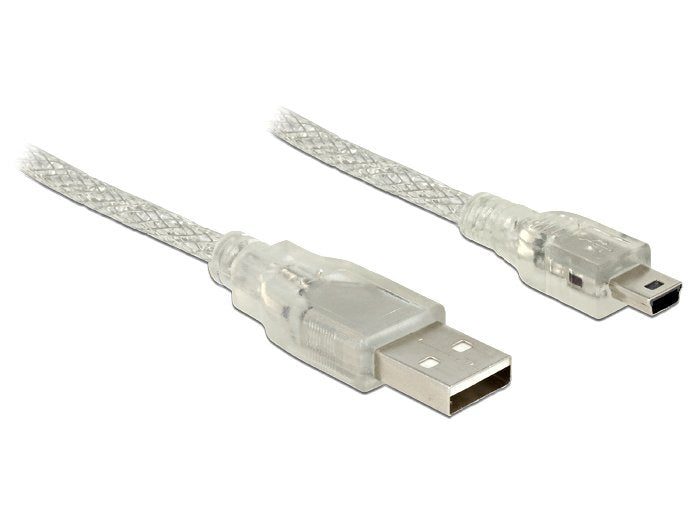 EAN 4043619839056 - DeLOCK 1m, USB2.0-A/USB2.0 Mini-B cable USB USB A Mini-USB B Transparente imagen 1
