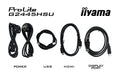 EAN 4948570124701 - iiyama G-MASTER G2445HSU-B2 pantalla para PC 60,5 cm (23.8") 1920 x 1080 Pixeles Full HD LCD Negro imagen 13