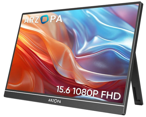 EAN 5906168436338 - Arzopa A1 pantalla para PC 39,6 cm (15.6") 1920 x 1080 Pixeles Full HD LCD Gris imagen 1