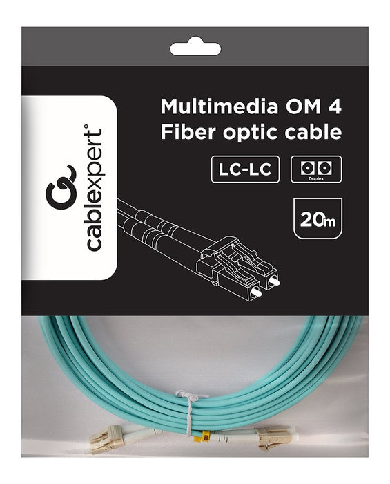 EAN 8716309131544 - Gembird CFO-MDOM4-LC/LC-20M Cable de fibra óptica e InfiniBand LC/UPC Color aguamarina imagen 4