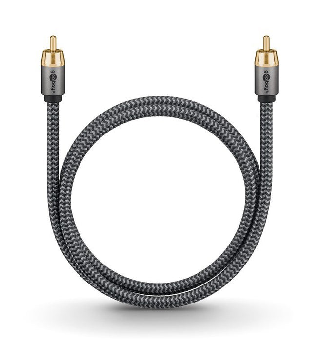 EAN 4040849652967 - Goobay 65296 cable de audio 2 m RCA Plata, Negro imagen 5