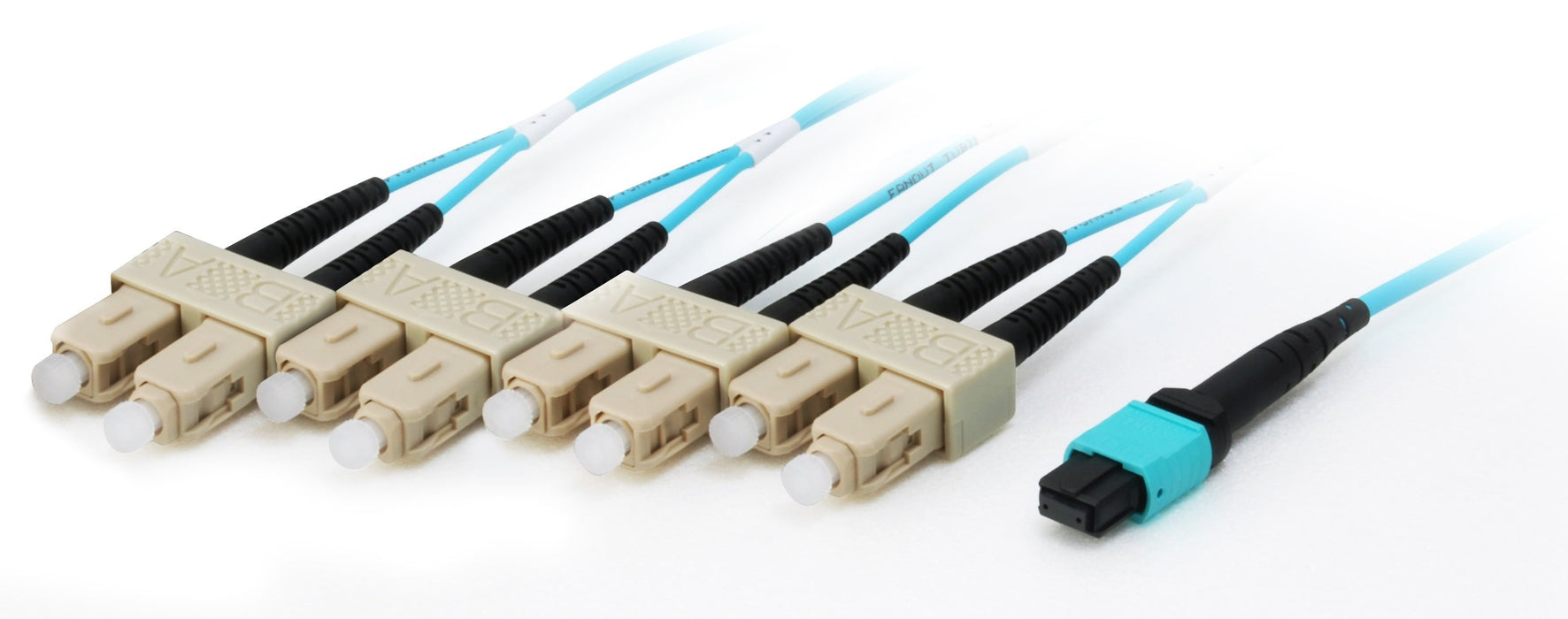 EAN 4015867192726 - Equip 25557707 Cable de fibra óptica e InfiniBand 15 m MTP 4x SC Cian imagen 1