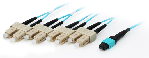 EAN 4015867192726 - Equip 25557707 Cable de fibra óptica e InfiniBand 15 m MTP 4x SC Cian imagen 1