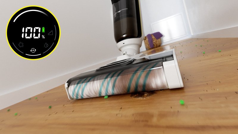 EAN 4066529223296 - Kärcher FCV 4 Dry Pet & Home Aspiradora escoba 3 en 1 Batería Seca y húmeda Sin bolsa Negro imagen 2
