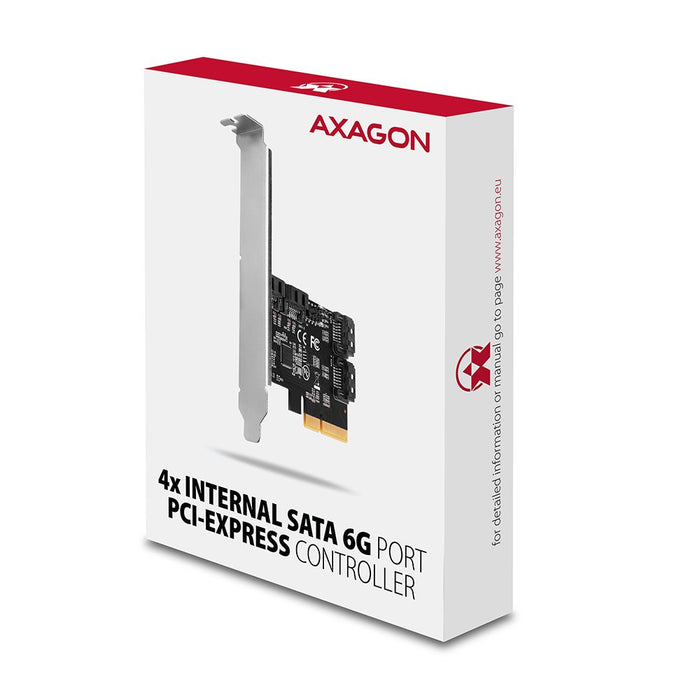 EAN 8595247906977 - Axagon PCES-SA4X4 tarjeta y adaptador de interfaz Interno SATA imagen 6