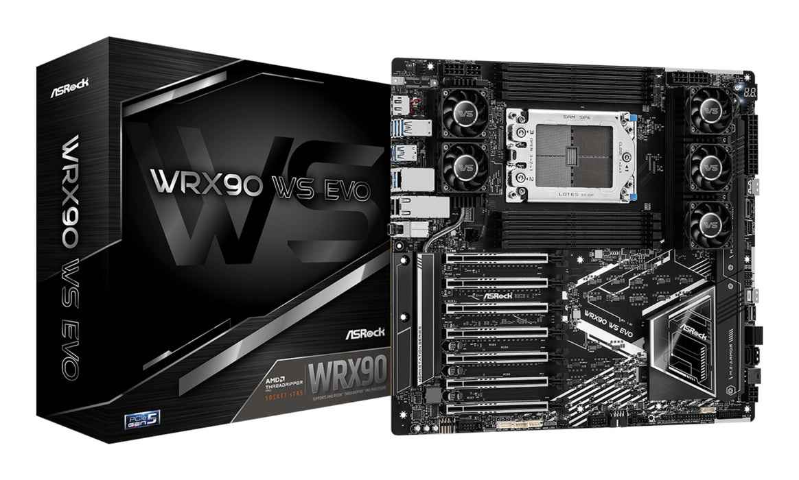 EAN 4710483945199 - Asrock WRX90 WS EVO placa base AMD WRX90 Socket sTR5 EEB imagen 1