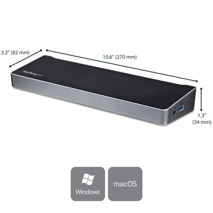 EAN 0065030871143 - StarTech.com DK30CH2DPPDU base para portátil y replicador de puertos Alámbrico USB 3.2 Gen 1 (3.1 Gen 1)  imagen 2