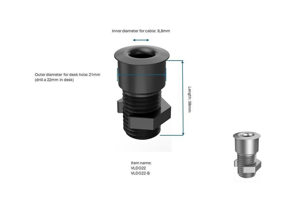 EAN 5715063145036 - Vivolink VLDG22-B accesorio de tripode imagen 6