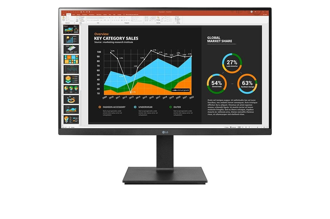 EAN 8806091856326 - LG 27BQ75QB-B pantalla para PC 68,6 cm (27") 2560 x 1440 Pixeles Quad HD LCD Negro imagen 1