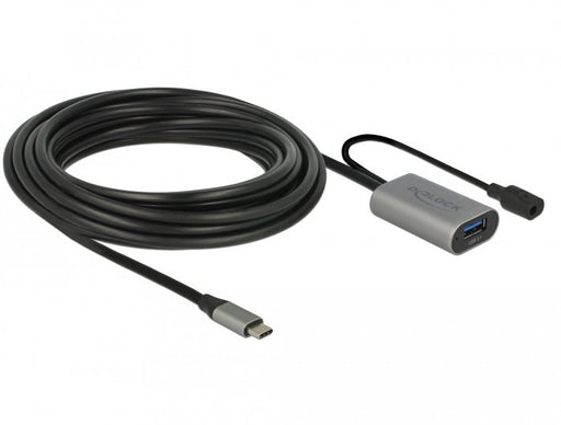 EAN 4043619853915 - DeLOCK 85391 cable USB USB 3.2 Gen 1 (3.1 Gen 1) 5 m USB A USB C Negro, Gris imagen 2