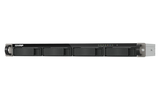 EAN 4711103091708 - QNAP TS-432XeU NAS Bastidor (1U) 4 GB DDR4 0 TB QNAP QTS Negro, Gris imagen 1