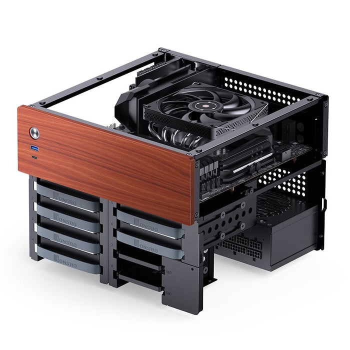EAN 6970620553764 - Jonsbo N4 Black Micro Torre Negro imagen 13
