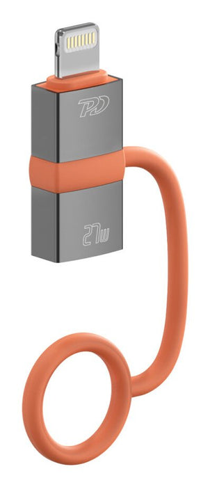 EAN 4252011911677 - 4smarts 541522 adaptador de cable de vídeo Lightning USB Tipo C Gris, Naranja imagen 5