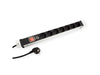 EAN 7630049628984 - VALUE 19.99.1637 unidad de distribución de energía (PDU) 7 salidas AC 1U Aluminio, Negro imagen 5