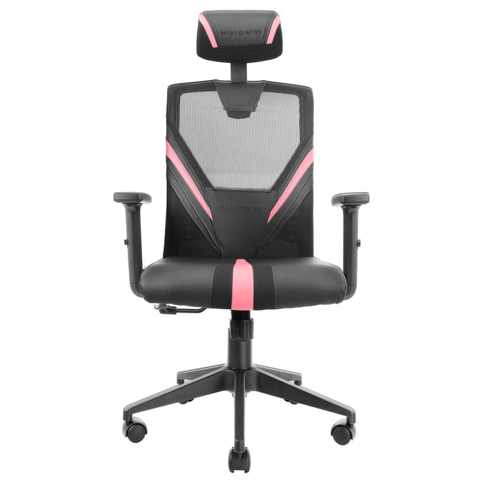 EAN 8435693102328 - Mars Gaming MGC-ERGO Silla para videojuegos universal Asiento acolchado Rosa, Negro imagen 4