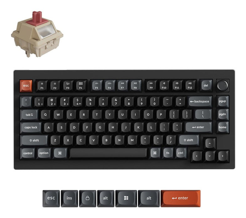 EAN 4894979004635 - Keychron V1 Ultra 8K teclado Universal Bluetooth QWERTY Negro imagen 1