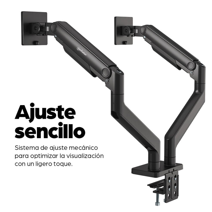 EAN 0766623462587 - Manhattan 462587 soporte para monitor 114,3 cm (45") Escritorio Negro imagen 13