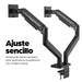 EAN 0766623462587 - Manhattan 462587 soporte para monitor 114,3 cm (45") Escritorio Negro imagen 13
