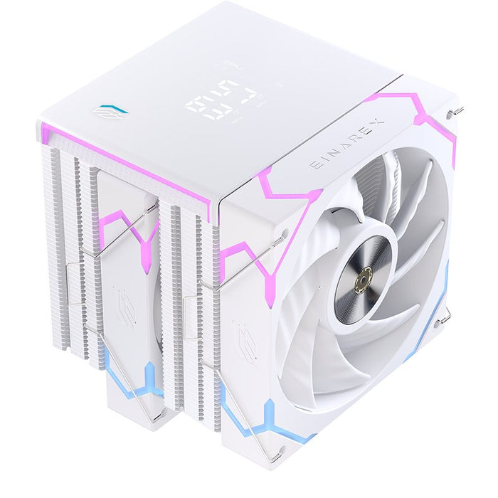 EAN 6977277369519 - Einarex EXAC-GL-300-R-W sistema de refrigeración para ordenador Procesador Refrigerador de aire 12 cm Bla imagen 8