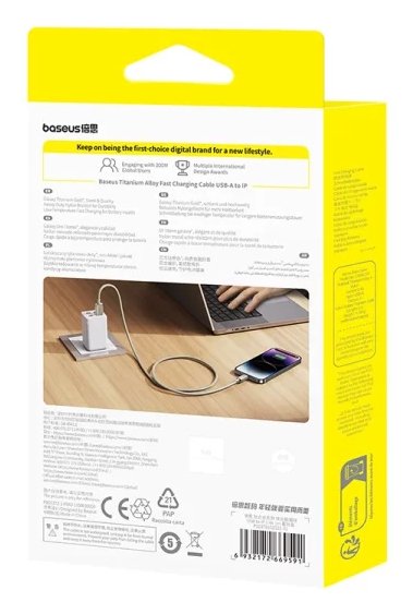 EAN 6932172669591 - Baseus P10378102G21-01 cable de conector Lightning 1 m Plata imagen 11