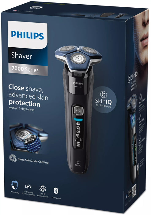 EAN 8720689008167 - Philips SHAVER Series 7000 S7886/35 afeitadora Máquina de afeitar de rotación Recortadora Negro imagen 3